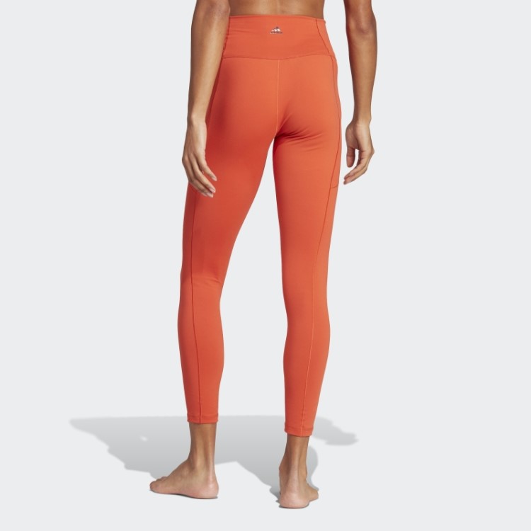 Legging Adidas Yoga Studio 7/8 Vermelha