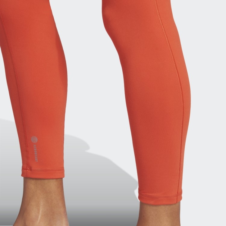Legging Adidas Yoga Studio 7/8 Vermelha