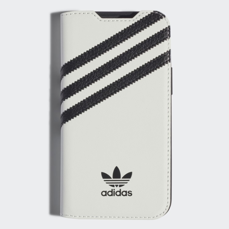 Adidas Branco Ou Capa De Livreto Pu Para Iphone 13/13 Pro Hot