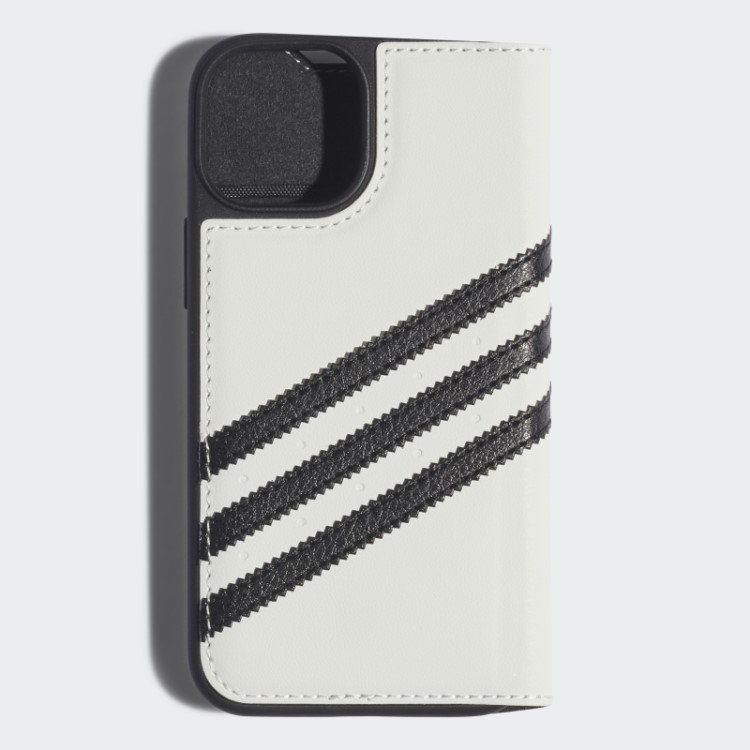 Adidas Branco Ou Capa De Livreto Pu Para Iphone 13/13 Pro Hot