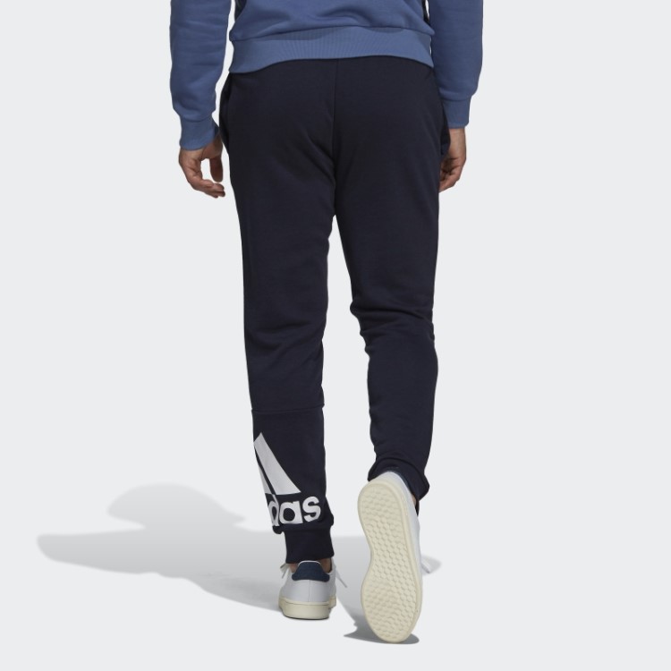 Essentials Calça French Terry Com Punho Cônico E Logo Adidas Ink