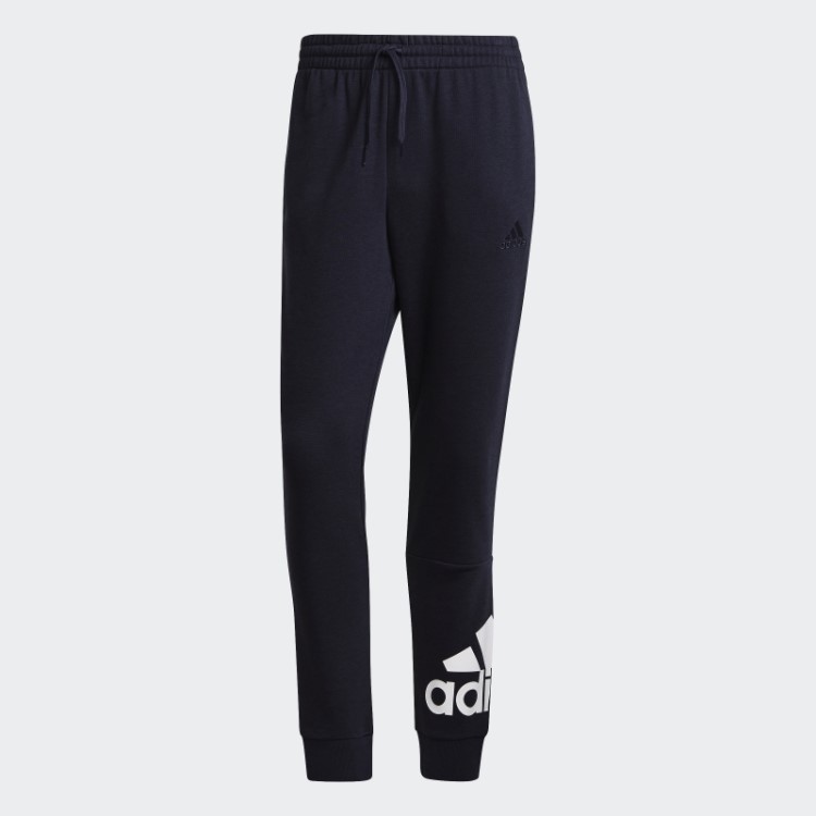 Essentials Calça French Terry Com Punho Cônico E Logo Adidas Ink