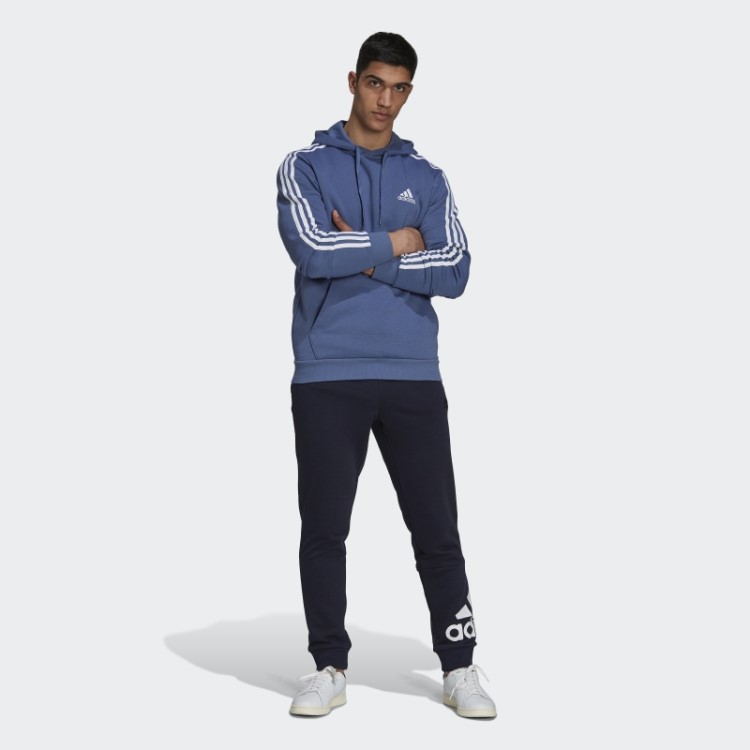 Essentials Calça French Terry Com Punho Cônico E Logo Adidas Ink