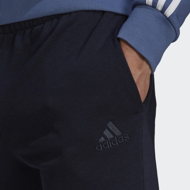 Essentials Calça French Terry Com Punho Cônico E Logo Adidas Ink