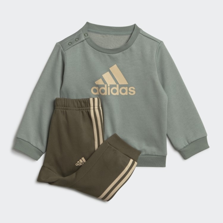 Distintivo Verde Prateado Do Conjunto Sport Jogger Adidas