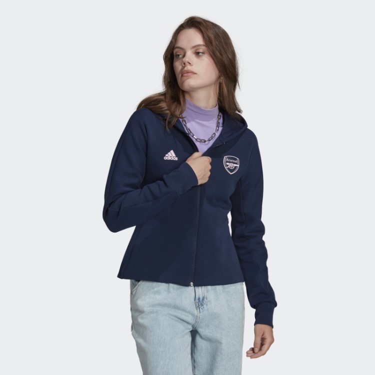 Jaqueta Adidas Arsenal Anthem Azul Marinho