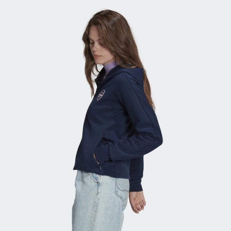 Jaqueta Adidas Arsenal Anthem Azul Marinho
