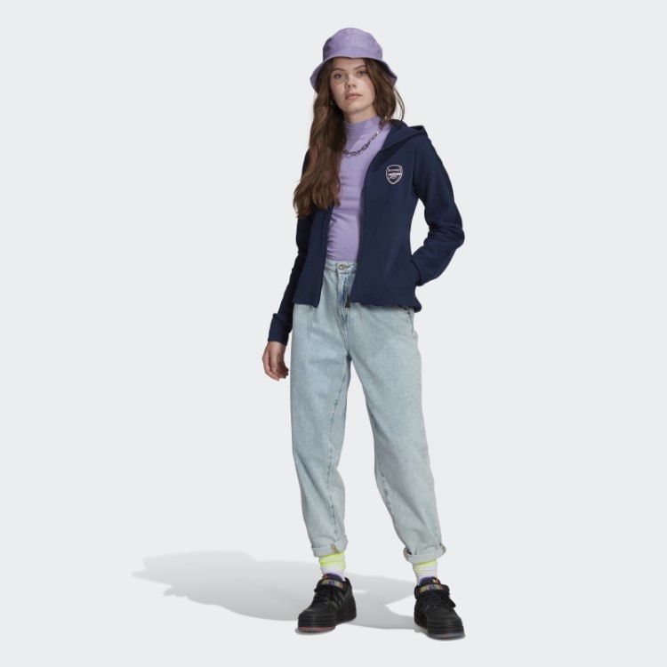 Jaqueta Adidas Arsenal Anthem Azul Marinho