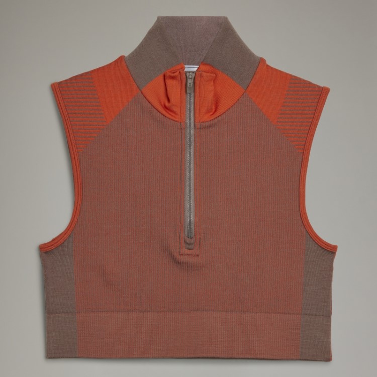 Y-3 Top Esportivo Clássico De Malha Sem Costura (cropped) Adidas