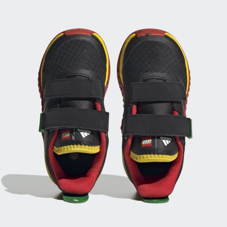 Sapato Preto Adidas Dna X Lego Com Duas Tiras De Velcro
