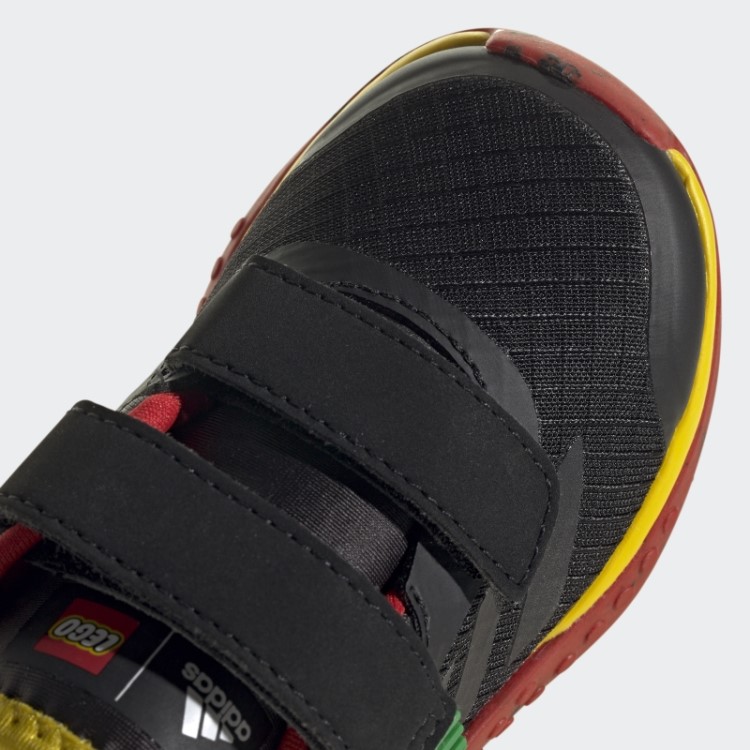 Sapato Preto Adidas Dna X Lego Com Duas Tiras De Velcro
