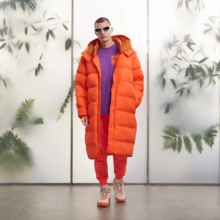 Casaco Puffer Leve (todos Os Gêneros) Laranja Adidas