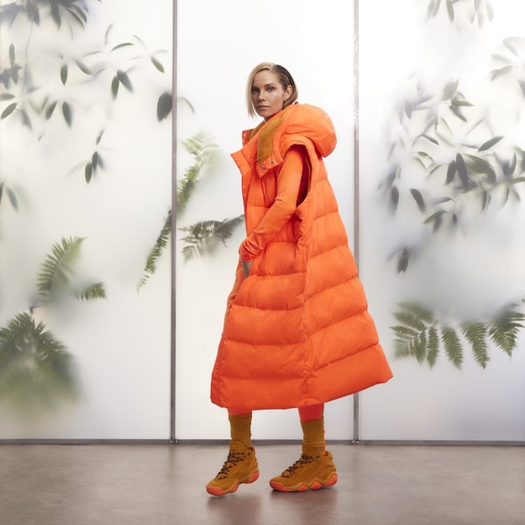 Casaco Puffer Leve (todos Os Gêneros) Laranja Adidas