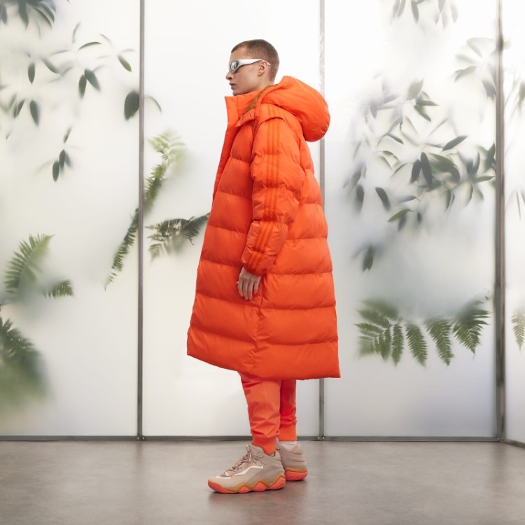 Casaco Puffer Leve (todos Os Gêneros) Laranja Adidas