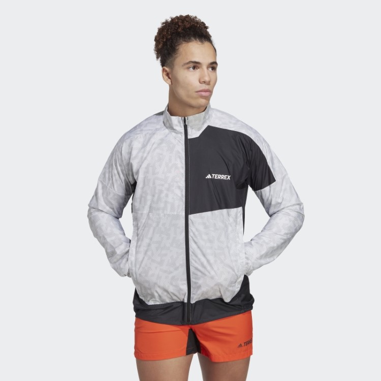 Jaqueta Terrex Trail Running Wind Adidas Branca