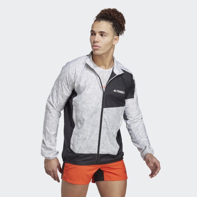 Jaqueta Terrex Trail Running Wind Adidas Branca