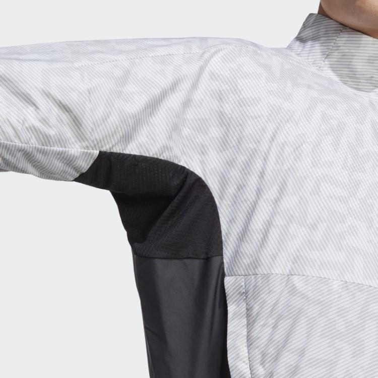 Elegante Adidas Terrex Trail Running Blusão Cinza