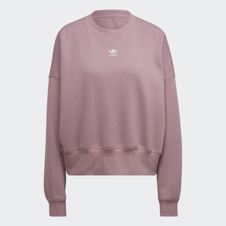Moletom De Lã Malva Adicolor Essentials Adidas
