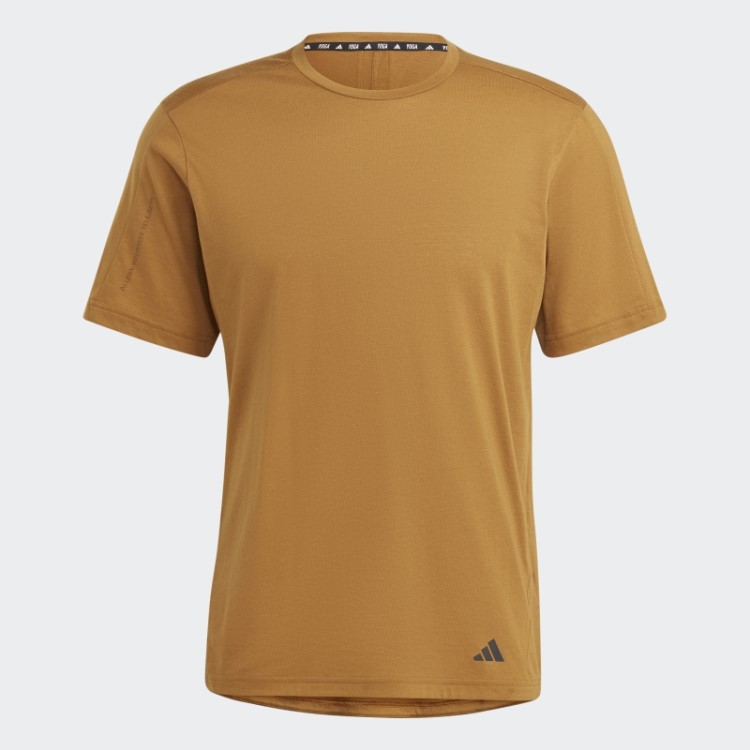 Camiseta De Treino Adidas Yoga Base Bronze