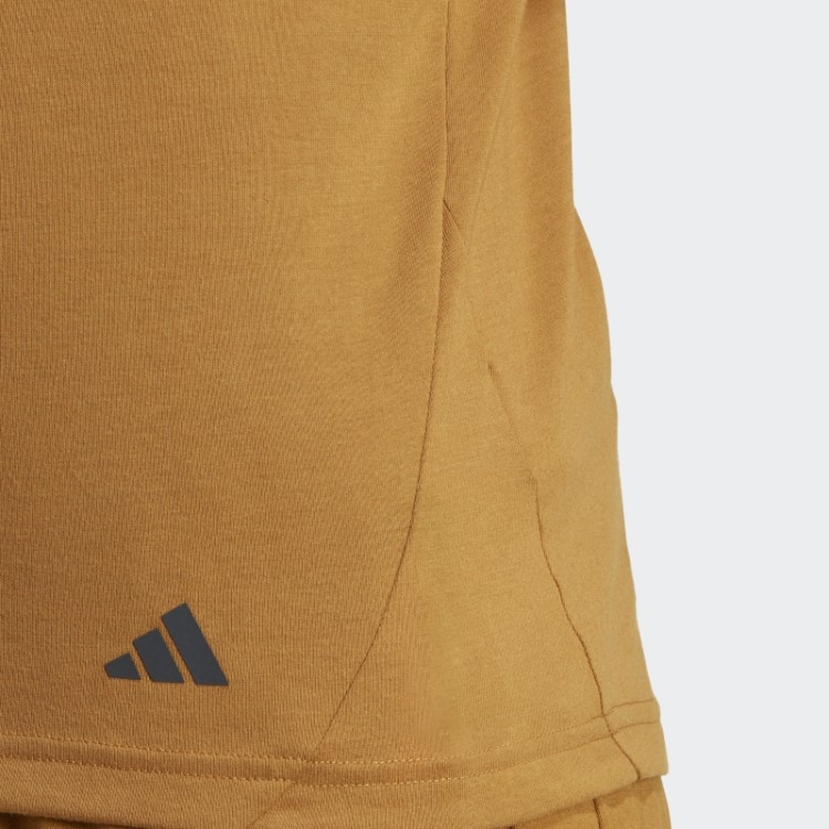 Camiseta De Treino Adidas Yoga Base Bronze