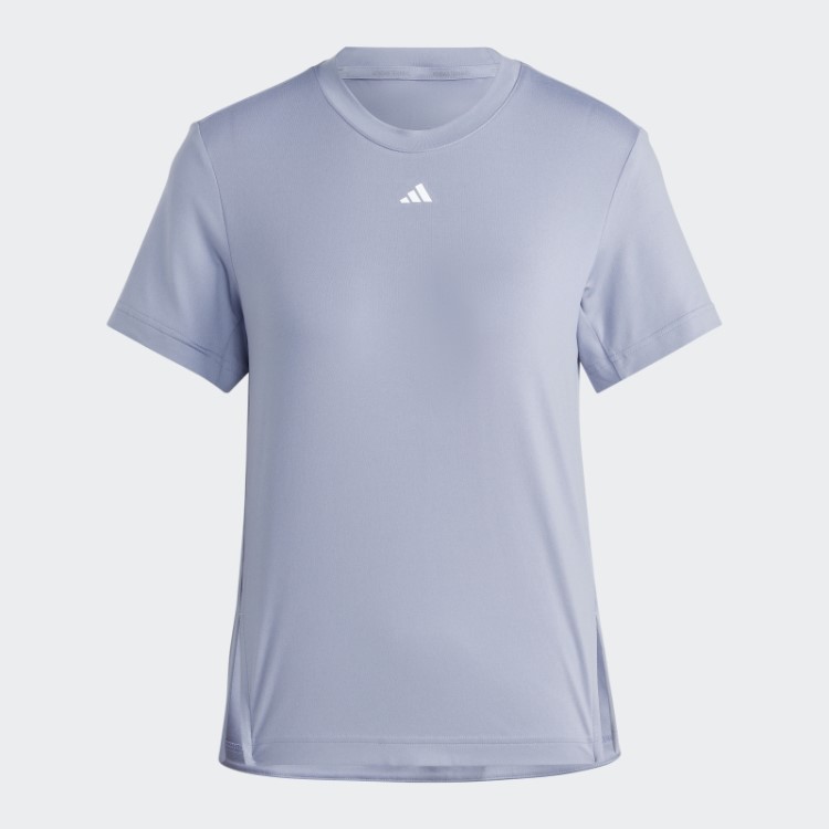 Camiseta Versátil Violeta Prateada Adidas