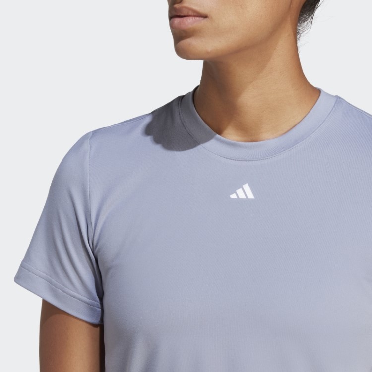 Camiseta Versátil Violeta Prateada Adidas
