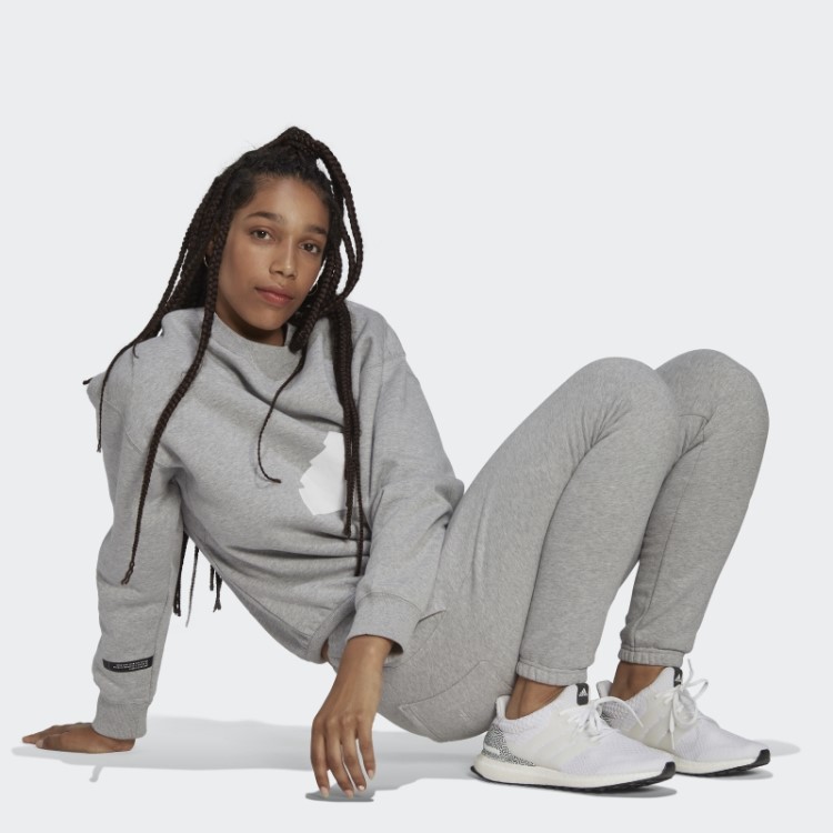 Calça De Moletom Cinza Médio Adidas