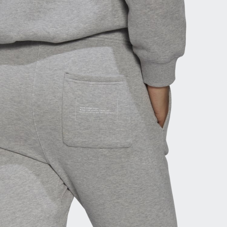 Calça De Moletom Adidas Cinza Médio Elegante