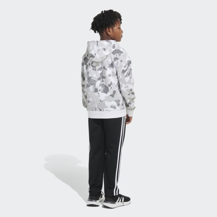 Pulôver Camo Allover Com Capuz (tamanho Estendido) Branco Adidas