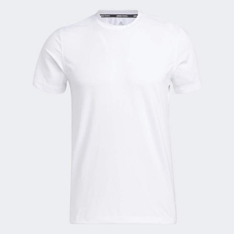 Camiseta Branca Adidas Aeromotion