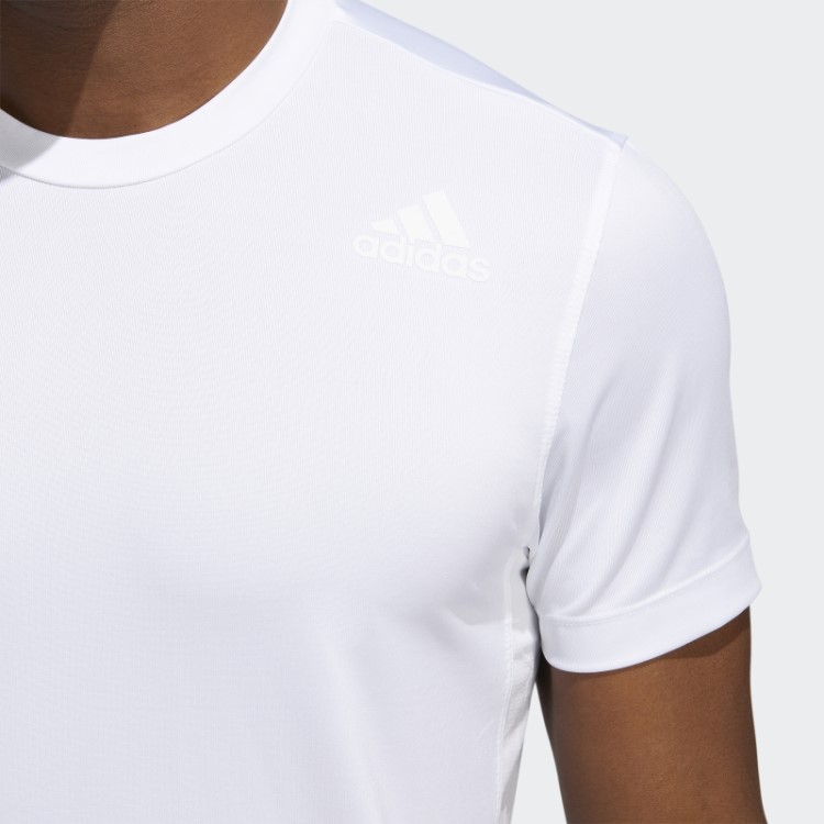 Camiseta Branca Adidas Aeromotion