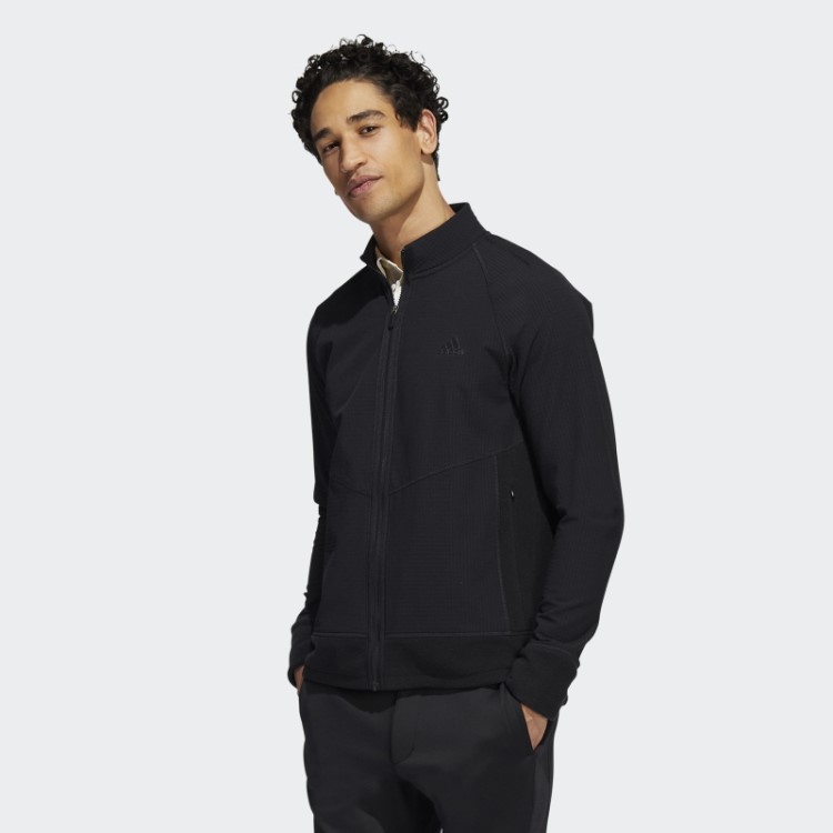 Jaqueta Preta Adidas Com Zíper Completo