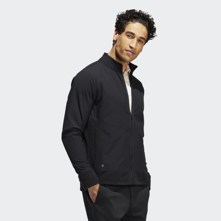 Jaqueta Preta Adidas Com Zíper Completo