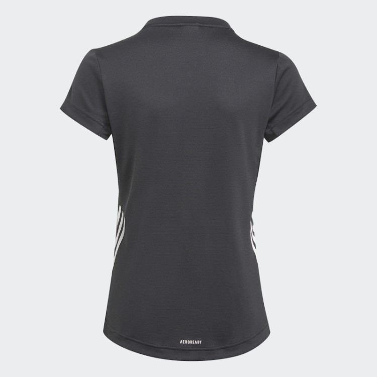 Camiseta Adidas Aeroready Com As Três Listras Preta