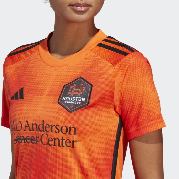 Laranja Houston Dynamo 23/24 Camisa Casa Adidas