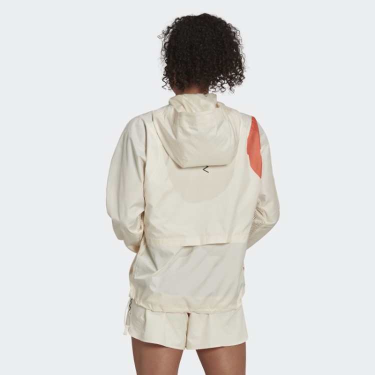 Jaqueta De Corrida Rápida Ecru Matiz Thebe Magugu Adidas