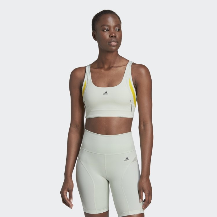 Sutiã Hiit De Suporte Médio Verde Powerimpact Luxe Adidas
