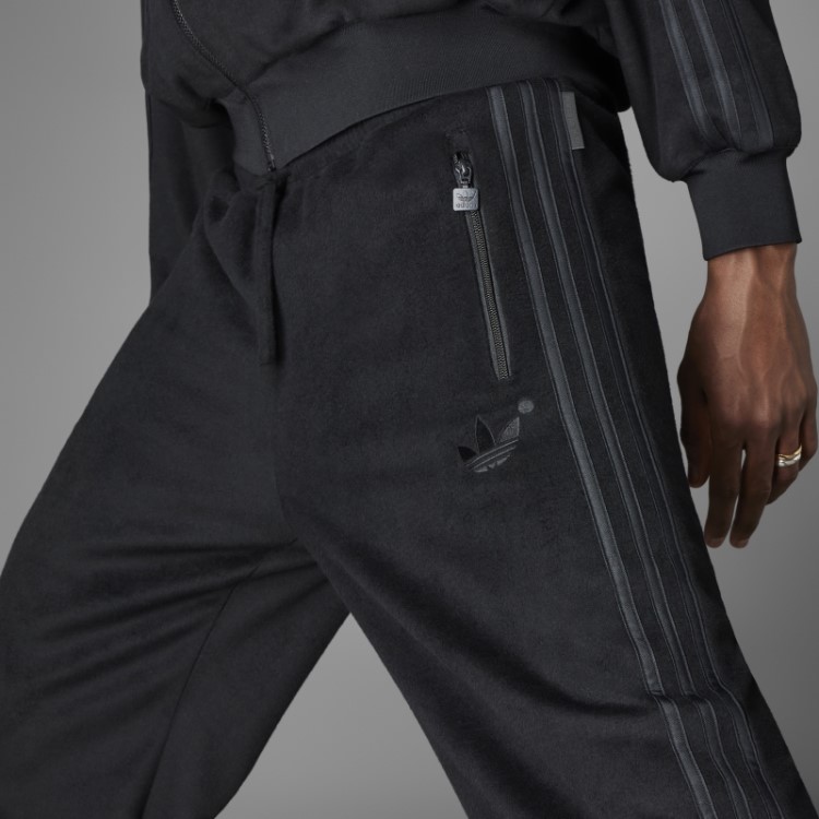 Calça Preta Adidas Firebird Versão Azul