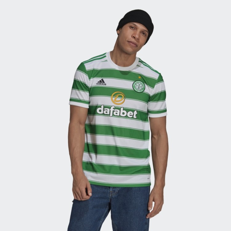 Celtic Fc 21/22 Camisa Casa Adidas Branco