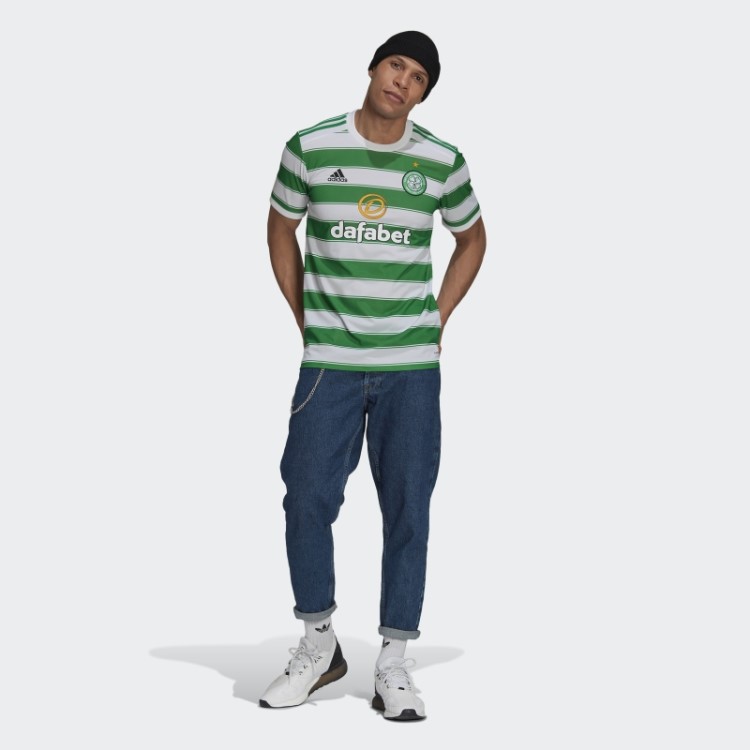 Celtic Fc 21/22 Camisa Casa Adidas Branco