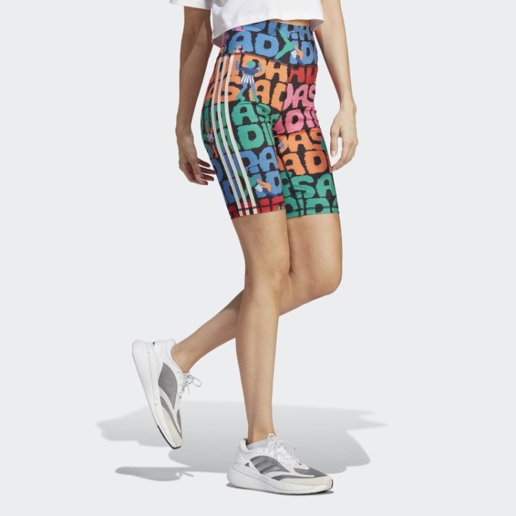 Bermuda Preta Adidas X Farm Rio