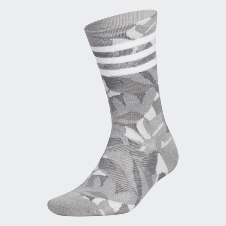 Meia Adidas Cinza Com Estampa De Golfe