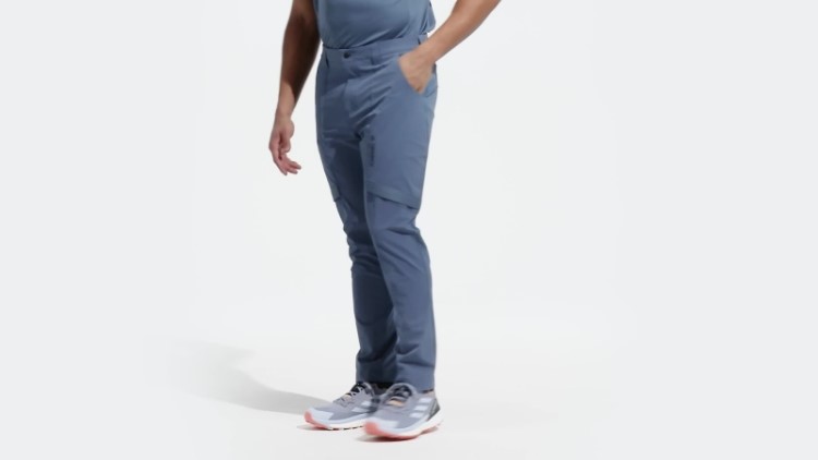 Calça De Caminhada Terrex Zupahike Adidas Steel
