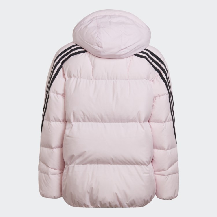 Jaqueta Com As Três Listras Rosa Adidas