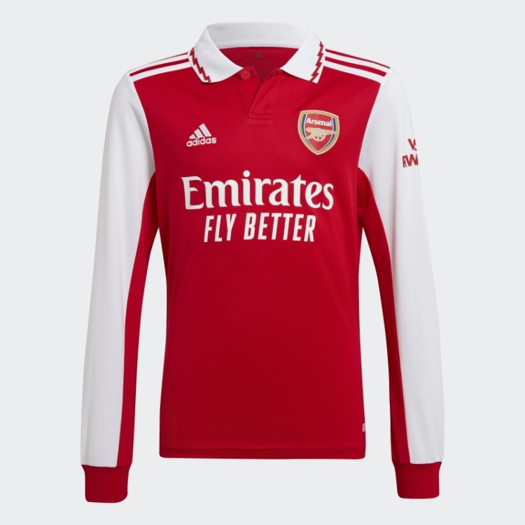 Escarlate Adidas Arsenal 22/23 Camisa Home Manga Longa