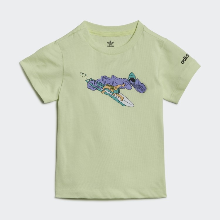 T-shirt De Praia Stoked Com Estampa De Limão Adidas