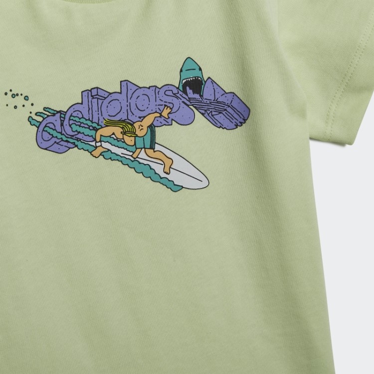 T-shirt De Praia Stoked Com Estampa De Limão Adidas