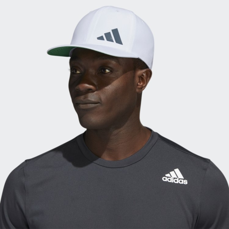 Boné Snapback Com 3 Barras Adidas Offset Branco