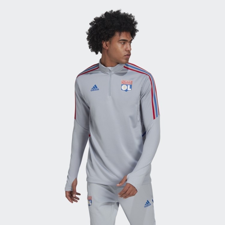 Adidas Olympique Lyonnais Tiro 21 Treino Top Prata