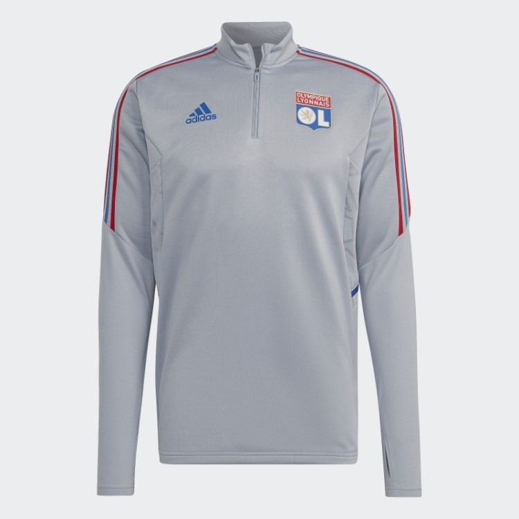 Adidas Olympique Lyonnais Tiro 21 Treino Top Prata